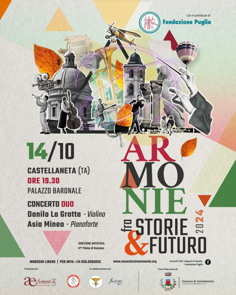 Castellaneta – ArmoniE fra Storie e Futuro: Duo La Grotta – Mineo