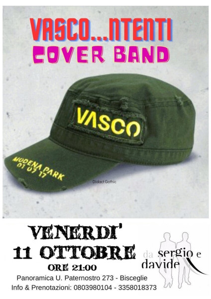 "VASCONTENTI" Tribute Band del KOMANDANTE VASCO