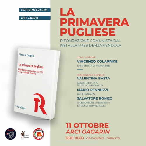 "La primavera pugliese". Presentazione con V. Colaprice