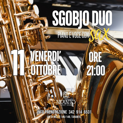 Cena Spettacolo - Sgobjo Duo