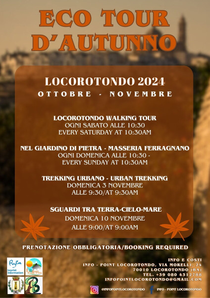 Eco Tour D' Autunno - Locorotondo 2024