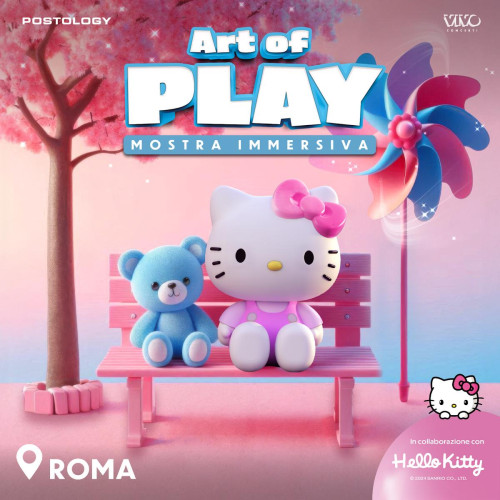 Art of Play dal 25 Ottobre a Roma Apre la Piu' Grande Mostra Immersiva Dedicata al Gioco