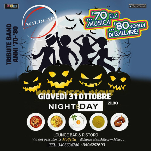 HALLOWEN NIGHT - WILD CAR tribute band 70 80 live a Molfetta