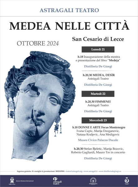 San Cesario di Lecce – “Medea nelle città”, al via la rassegna ispirata alla storica produzione di Astràgali Teatro