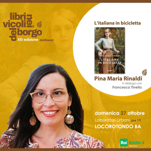 Pina Maria Rinaldi presenta "L'italiana in bicicletta"