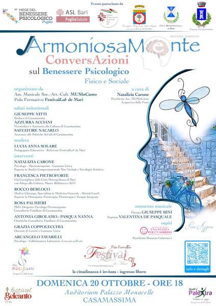 ArmoniosaMente - ConversAzioni sul Benessere Psicologico Fisico e Sociale