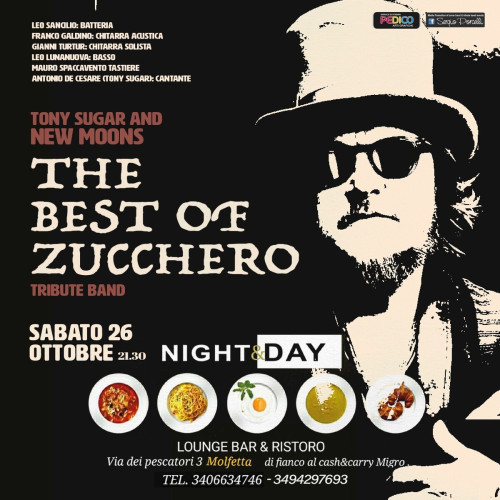 Tony Sugar and New Moons - The best of Zucchero tribute band live a Molfetta