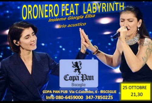 ORONERO feat LABYRINTH al Copapan di Bisceglie