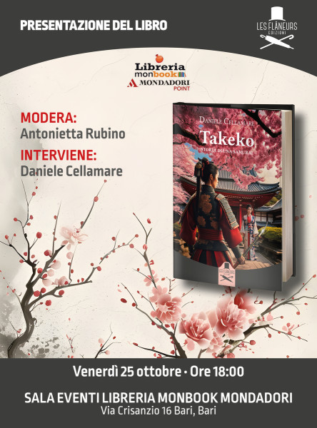 Daniele Cellamare presenta TAKEKO. Storia di una samurai