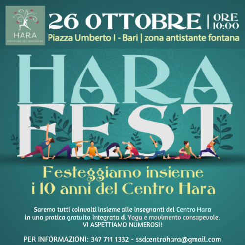 Bari – Hara Fest | Festeggiamo insieme i 10 anni!