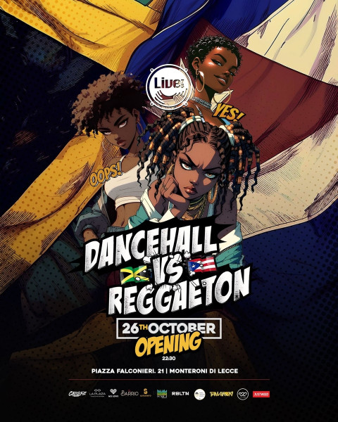 Dancehall vs Reggaeton Inaugura la Nuova Location del Live75