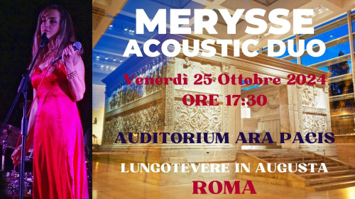 Merysse Acoustic Duo in concerto all'Ara Pacis