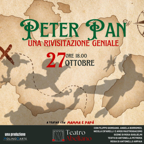 Peter Pan  in scena all'Abeliano