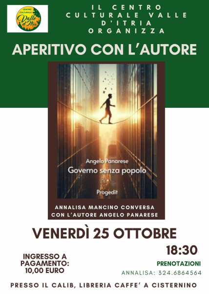 Aperitivo con Autore: Angelo Panarese