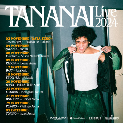Tananai Tour Nei Palasport "Tananai live 2024"