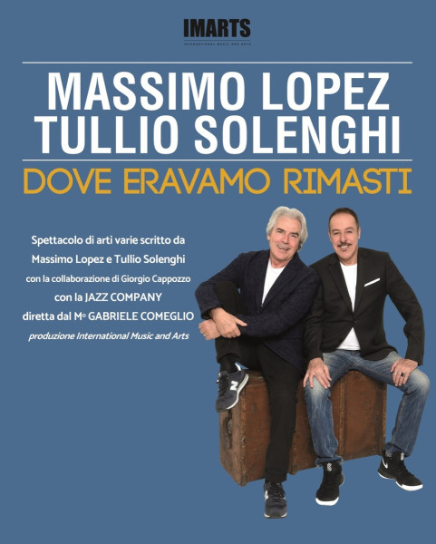 Massimo Lopez e Tullio Solenghi in Dove Eravamo Rimasti