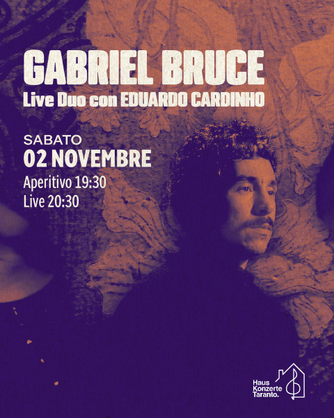 Gabriel Bruce con Eduardo Cardinho live concert