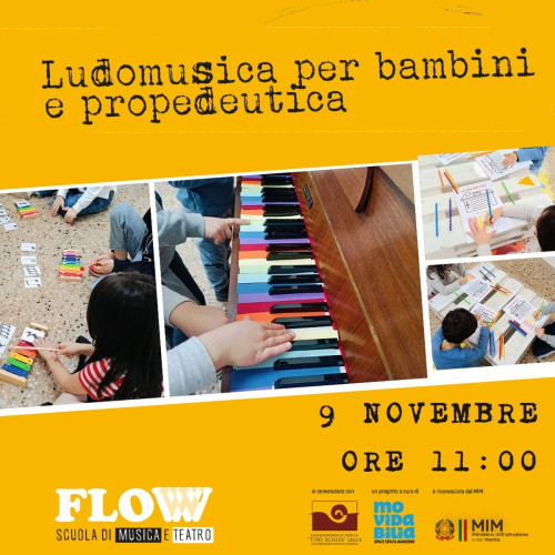 Ludomusica e propedeutica musicale per bambini dai 4 ai 6 anni