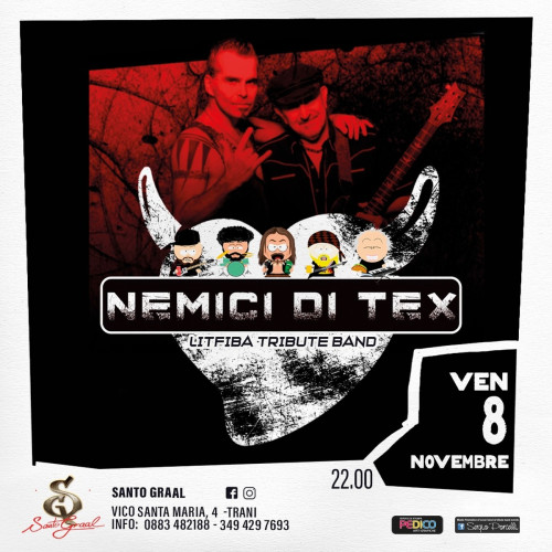 Nemici di Tex - Litfiba tribute band live a Trani