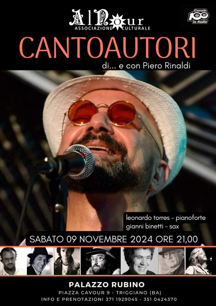 CANTOAUTORI - Piero Rinaldi trio