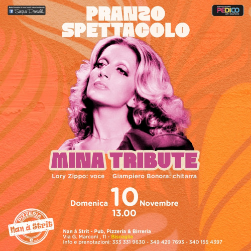 Pranzo spettacolo a Bisceglie - Mina tribute live