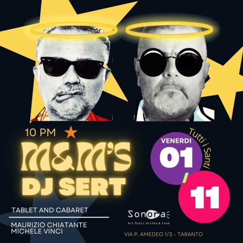 m&m's dj sert / tablet & cabaret