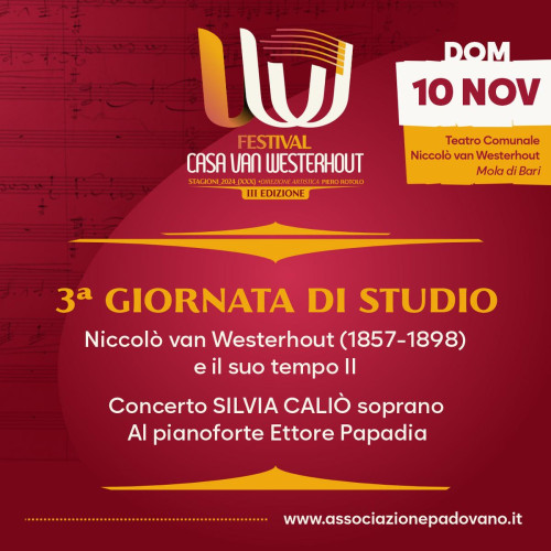 3ª GIORNATA DI STUDIO - Niccolò van Westerhout (1857-1898) e il suo tempo II