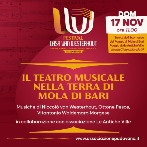 IL TEATRO MUSICALE NELLA TERRA DI MOLA DI BARI