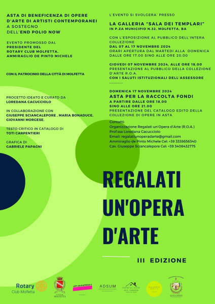 REGALATI UN'OPERA D'ARTE