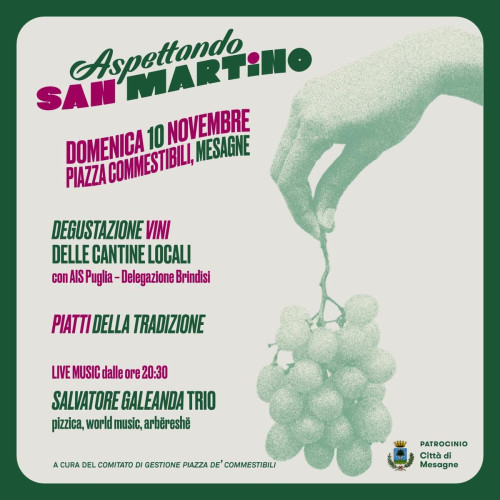 Aspettando San Martino in Piazza Commestibili Degustazioni e live