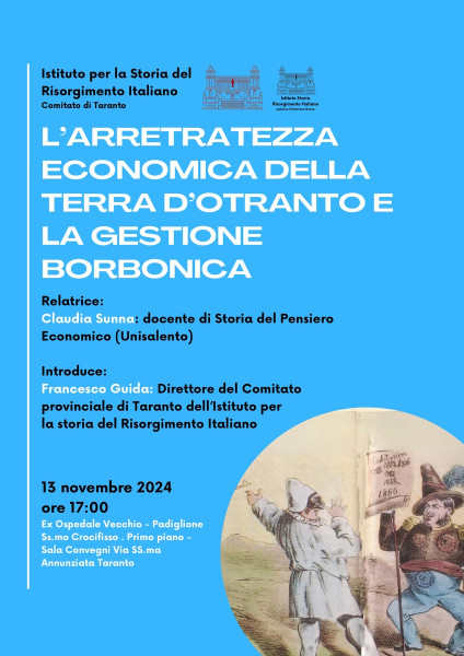L'arretratezza economica della Terra d'Otranto e la gestione borbonica