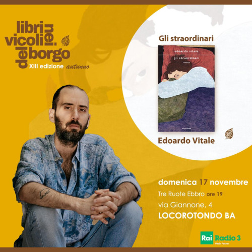 Edoardo Vitale presenta "Gli straordinari"