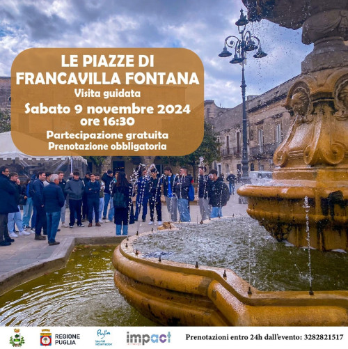 Le piazze di Francavilla Fontana - visita guidata