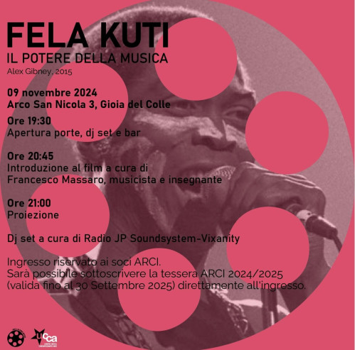 Fela Kuti - Il potere della musica (di Alex Gibney, 2015) + Radio JP djset