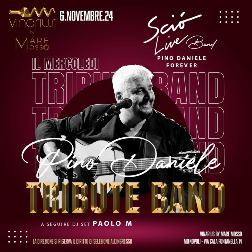 Monopoli – Sciò Live Band Pino Daniele Forever in concerto