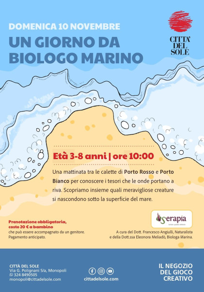 Un giorno da biologo marino