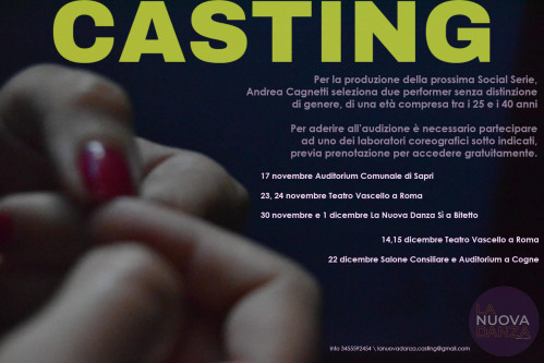 CASTING LA NUOVA DANZA