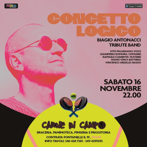 Concetto Logico - Biagio Antonacci tribute band live a Trani