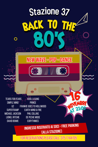 Back to the 80's (ritorno agli anni 80)