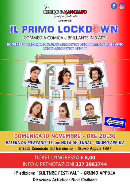 Commedia Teatrale Comica - IL PRIMO LOCKDOWN