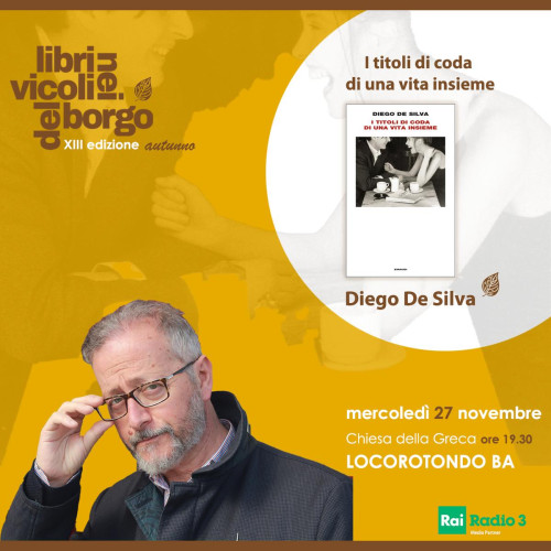 Diego De Silva presenta "I titoli di coda di una vita insieme"