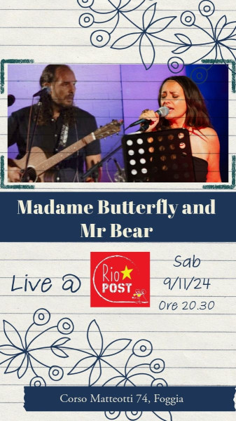 Original pop- folk music - Duo "Madame Butterfly and Mr Bear"
