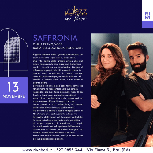 Riva in Jazz presenta Saffronia