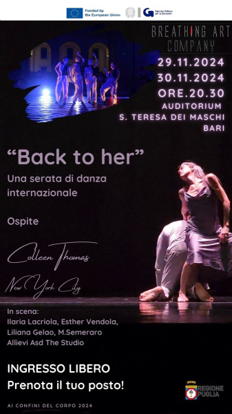 Back to Her, spettacolo di danza