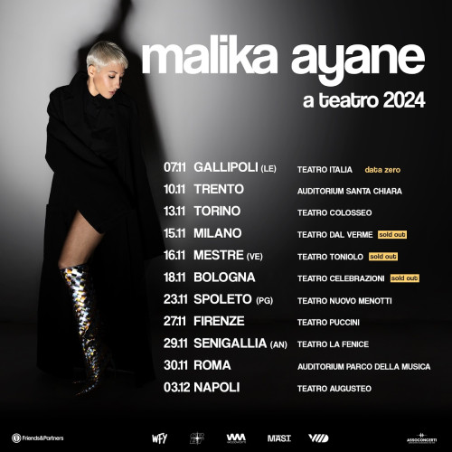 MALIKA AYANE a teatro 2024