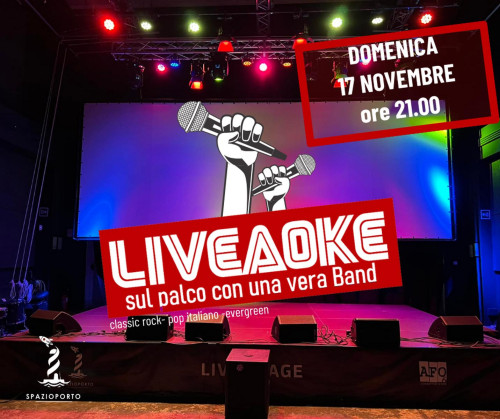 LIVEAOKE! Sul palco con una vera BAND