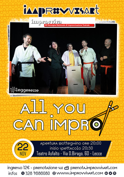 All You Can Impro - spettacolo di Improvvisazione Teatrale