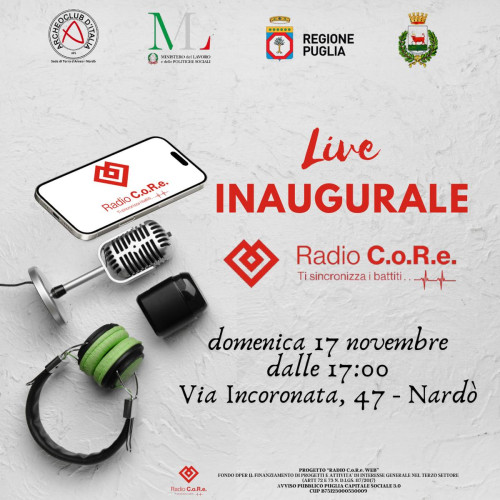 Live inaugurale di Radio C.o.R.e.