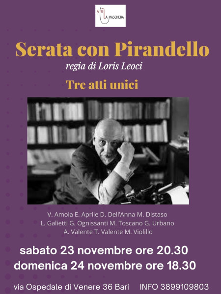 Serata con Pirandello