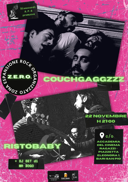 Couchgaggzzz + Ristobaby + Mr. Bogo DJ SET